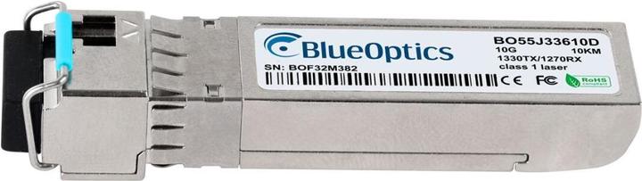Actual product image BlueOptics Alcatel-Nokia 3HE05037AB compatible SFP+ BO55J33610D