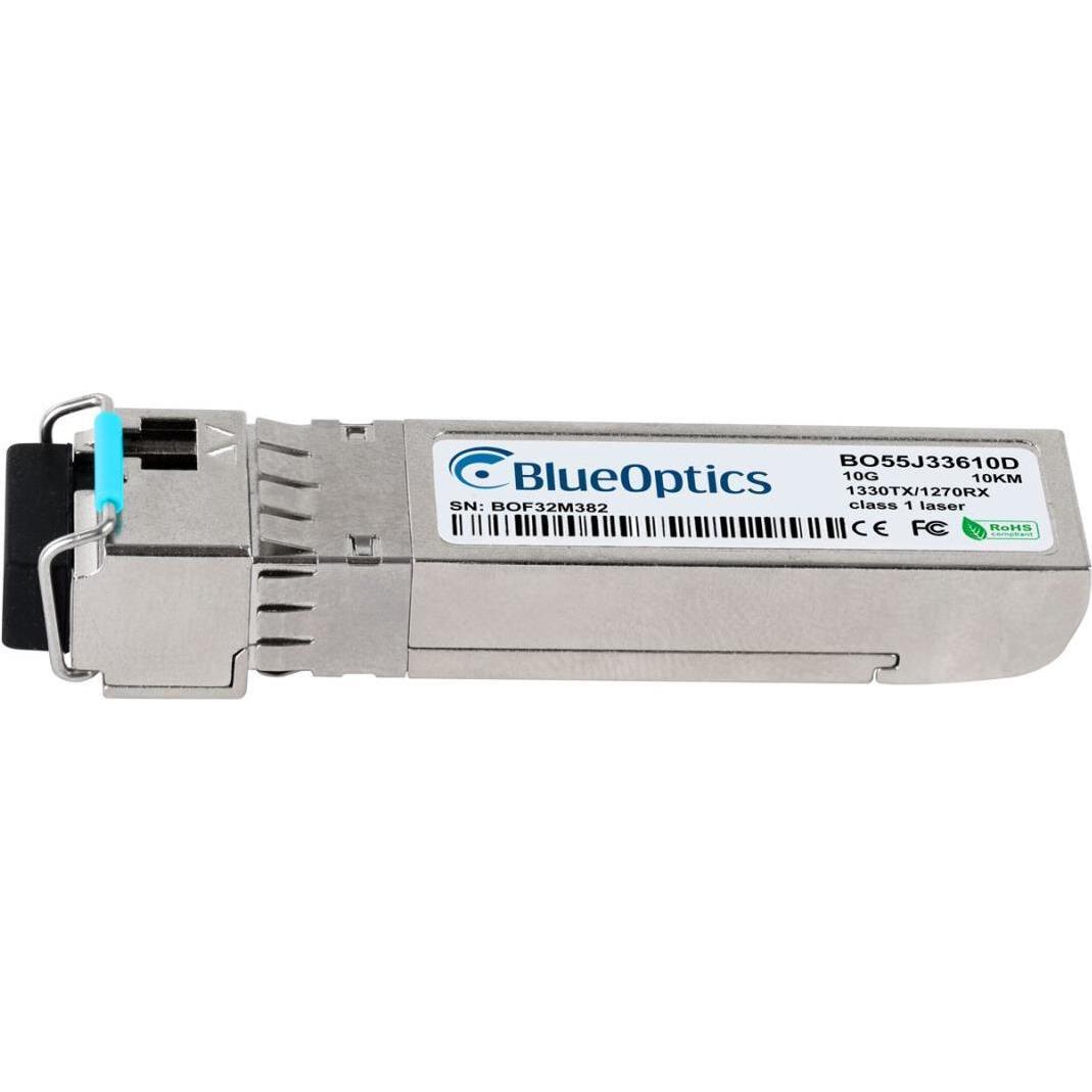 BlueOptics Allied Telesis AT-SP10BD10/I-13 kompatibler SFP+ BO55J33610D, Transceiver, Silber