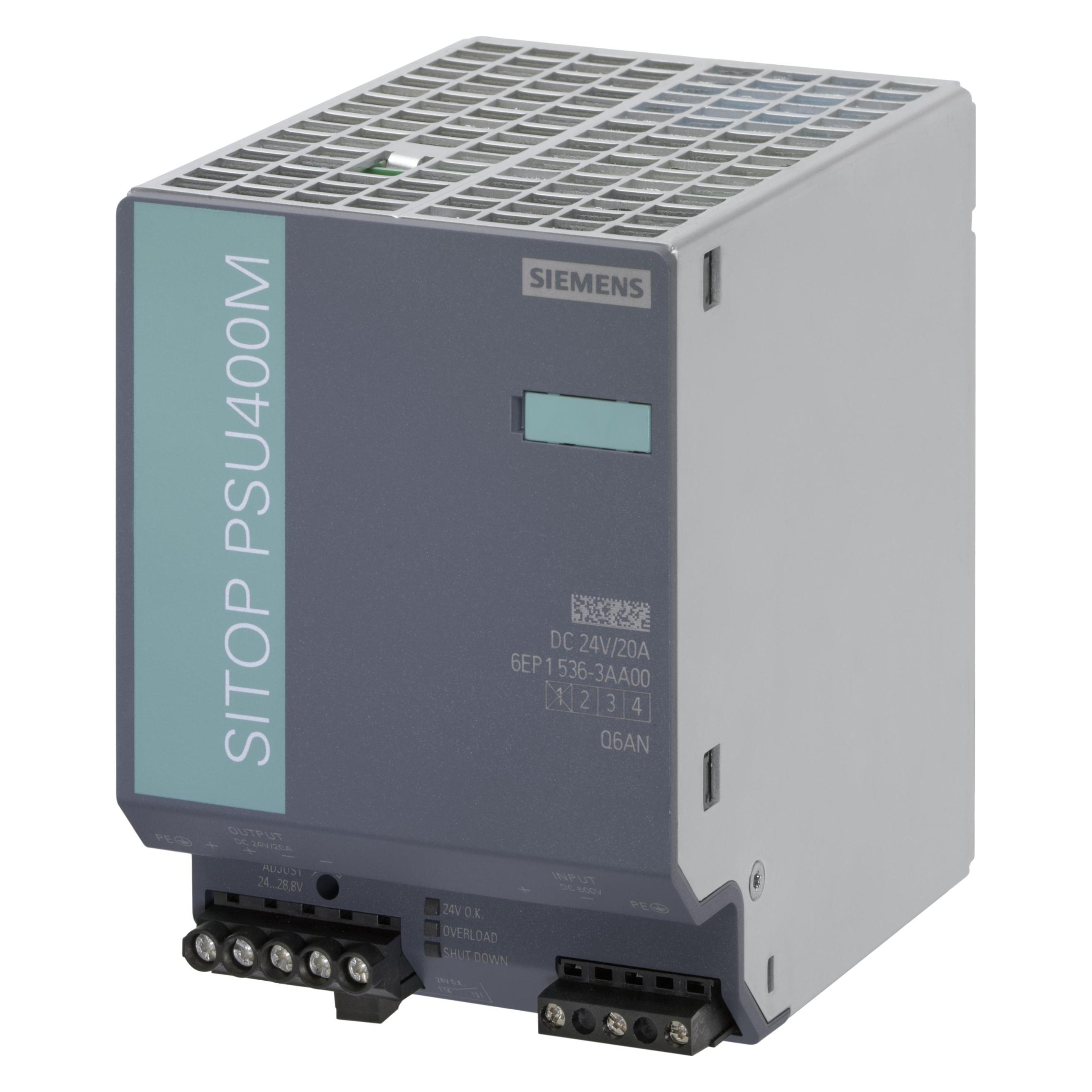 Siemens, Mobiele stroomverdelers, Top-rail voedingseenheid (DIN-rail)