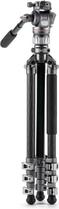Image du produit Tilta VT05 Tête fluide vidéo de voyage, trépied à 3 branches en fibre de carbone (Carbone, Métal)