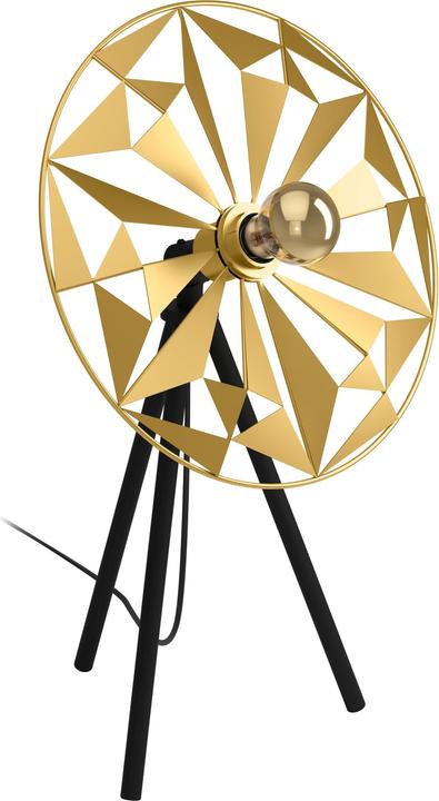 EGLO 43808 CASTANUELO E27 table lamp 370x270mm black gold
