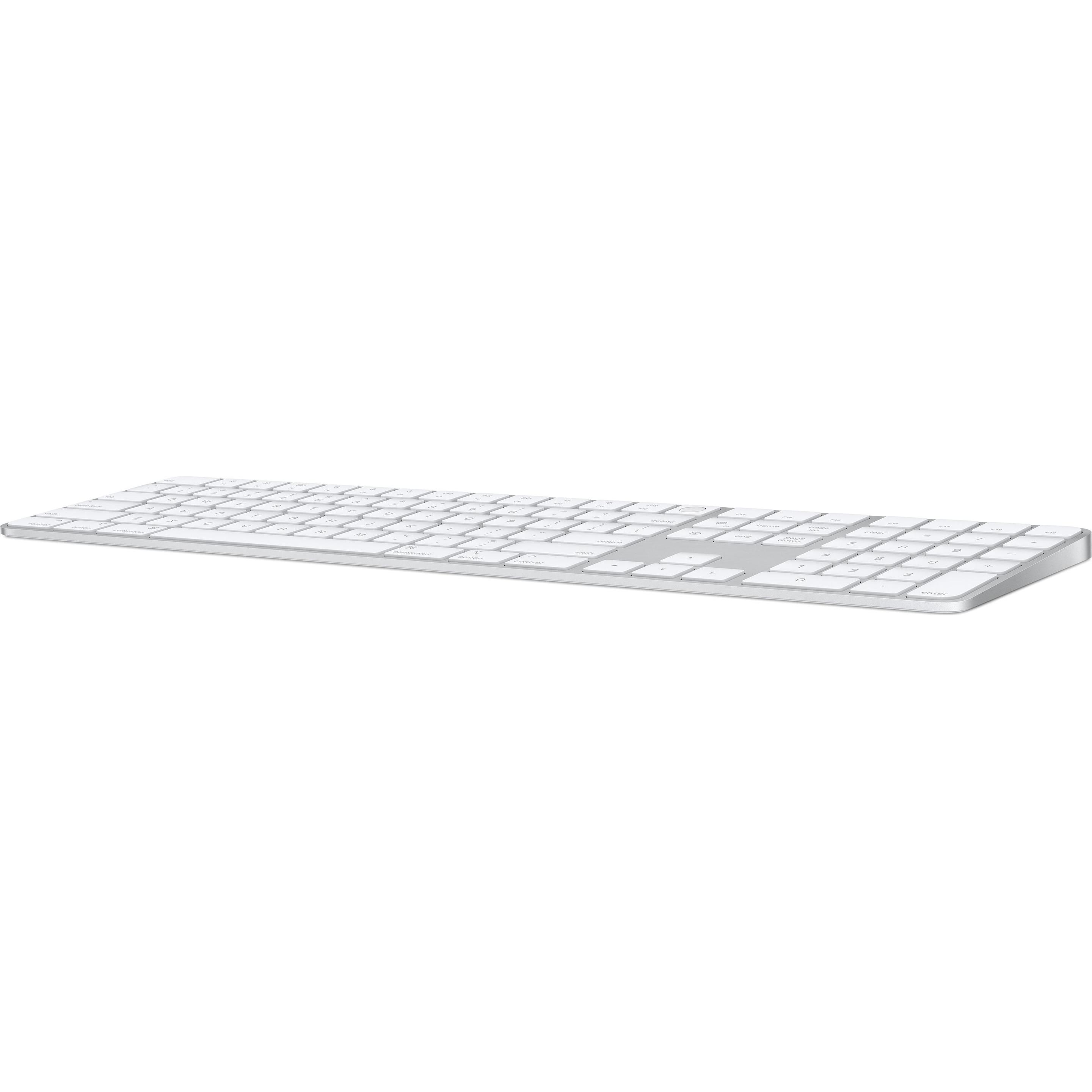 Thumbnail - Apple Magic Keyboard with Touch ID and Numeric Keypad 2024 (DE, Kabellos), Tastatur, Weiss