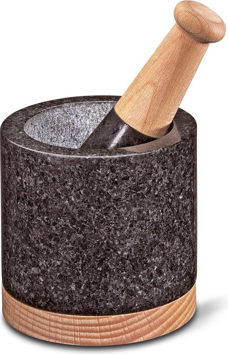 Productafbeelding Cilio Mörser Merkur Granit Buchenholz ø 10 cm