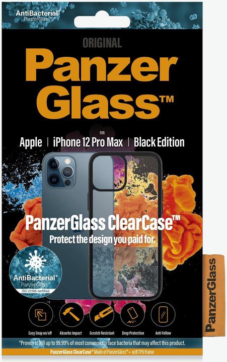 Produktbild PanzerGlass ClearCase BlackFrame (Apple iPhone 12 Pro Max)