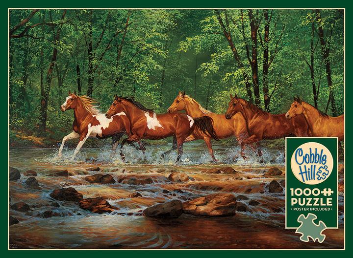 Actual product image Cobble Hill Puzzle 1000 pieces Spring Creek Run (1000 pieces)