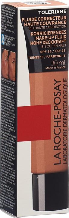 Actual product image La Roche Posay Toleriane fond de teint fluide 15 Tb 30 ml (#bea58e, No. 15)