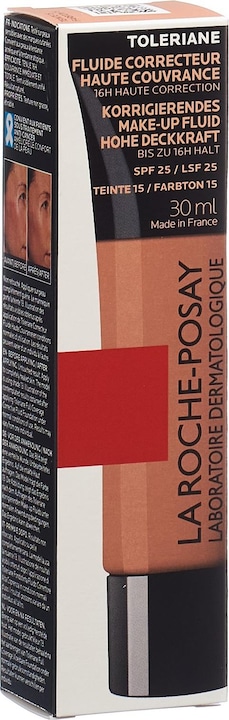 Produktbild La Roche Posay Toleriane fond de teint fluide 15 Tb 30 ml (Nr. 15 - Nude)