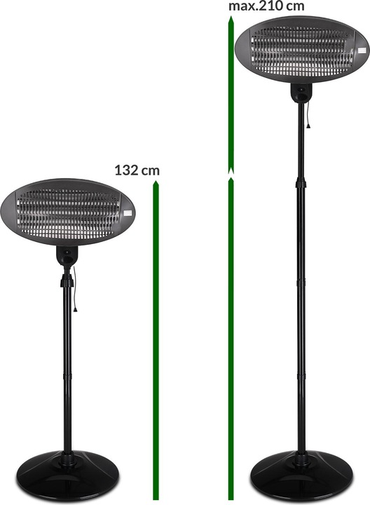 Image du produit Monzana Parasol chauffant (2000 W)