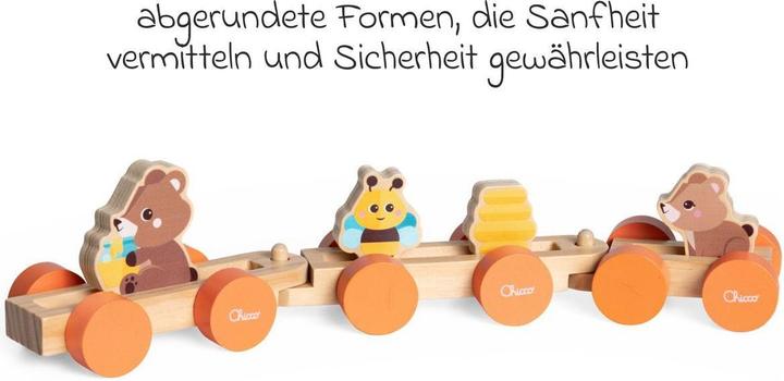 Actual product image Chicco My Wood Friends - Teddy'S Train