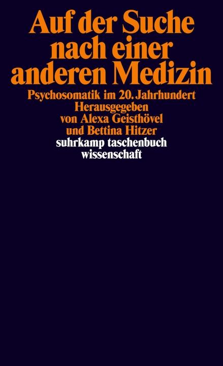 Produktbild Auf der Suche nach einer anderen Medizin (Deutsch, Alexa Geisthövel, Bettina Hitzer, 2019)