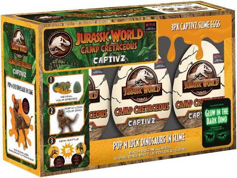 Rocco Giocattoli Jurassic World - Nuove Avventure: 3 Uova Captivz
