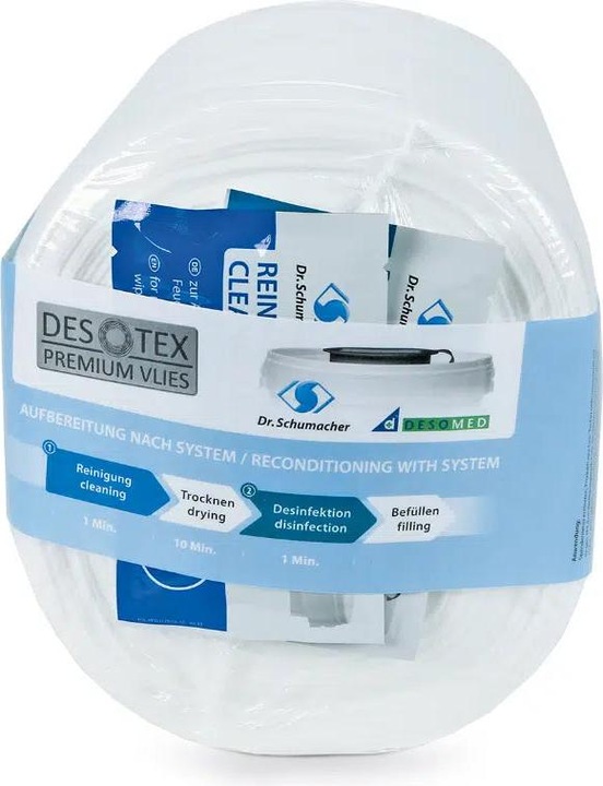 Dr. Schumacher Desinfektionstücher ECO Wipes kompakt Packung mit 6 Rollen je 120 Tücher, 17,5 x 36 (720 Stück)