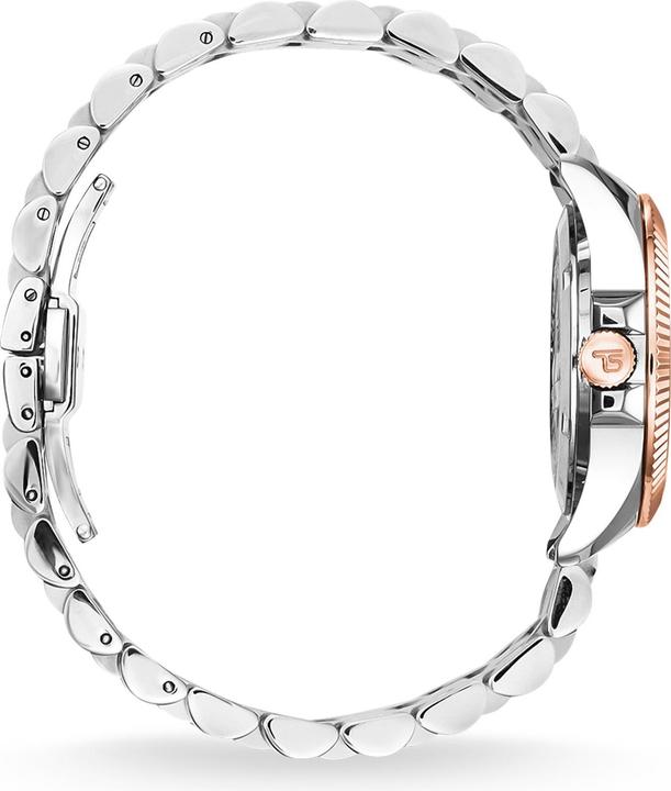 Actual product image Thomas Sabo Ladies watch bicolor rose gold silver (Analogue wristwatch, 33 mm)