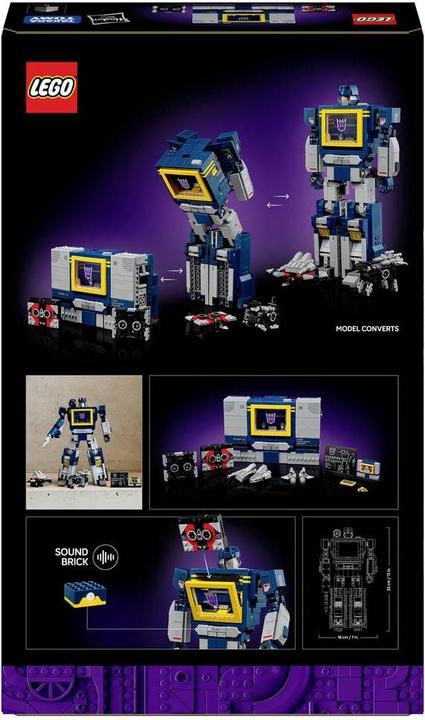 Produktbild LEGO Icons Transformers: Soundwave (10358, LEGO Icons)