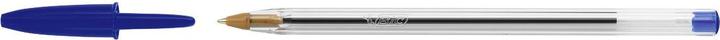 Immagine prodotto Bic Penna a sfera monouso ® Cristal 0,4mm cappuccio blu modello a prova di documento 100 pz./pack. (Blu, 100 x)