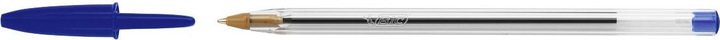 Actual product image Bic Disposable ballpoint pen ® Cristal 0,4mm blue cap model document-proof 100 pcs./pack. (Blue, 100 x)
