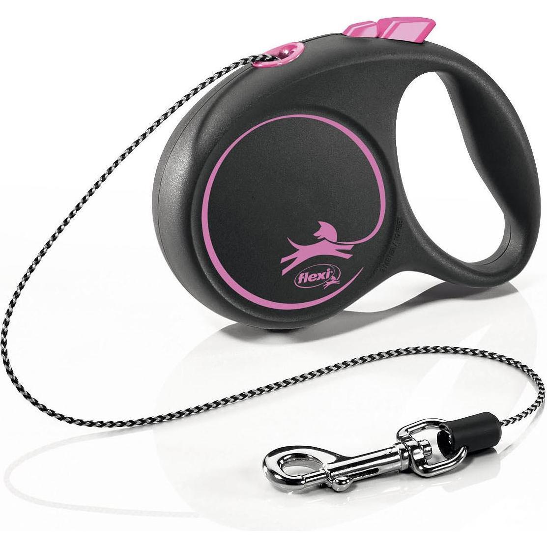 Thumbnail - Flexi Black Design Seil (XS, Hund, Allgemein), Halsband + Leine