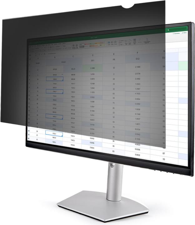 Produktbild StarTech PRIVACY-SCREEN-23M Blickschutzfilter Rahmenloser -Privatsphärenfilter (23 Zoll) (23", 16:9)