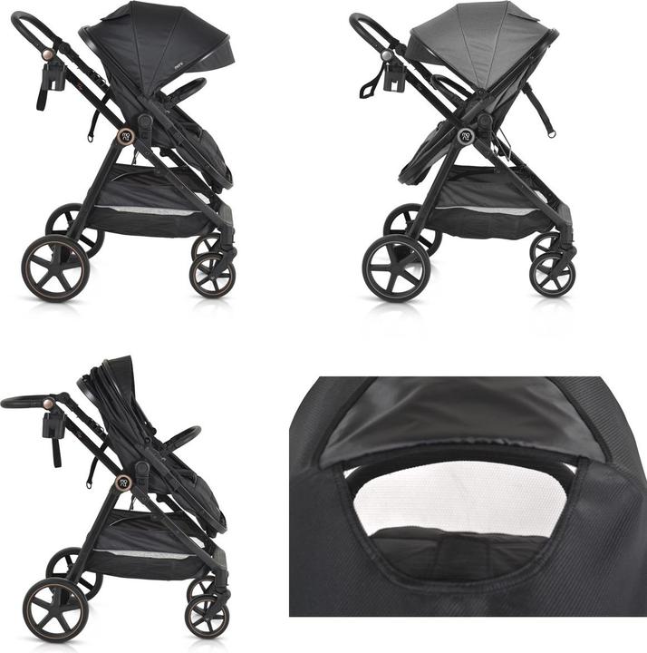 Actual product image Moni Pushchair 2 in 1 Tokyo 22 kg