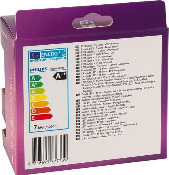 Produktbild Philips Lampe (E27, 7 W, 806 lm, 2 x, E)