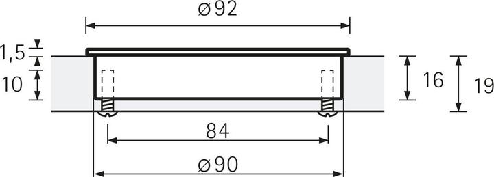 Produktbild Hettich Muschelgriffe Touch-in