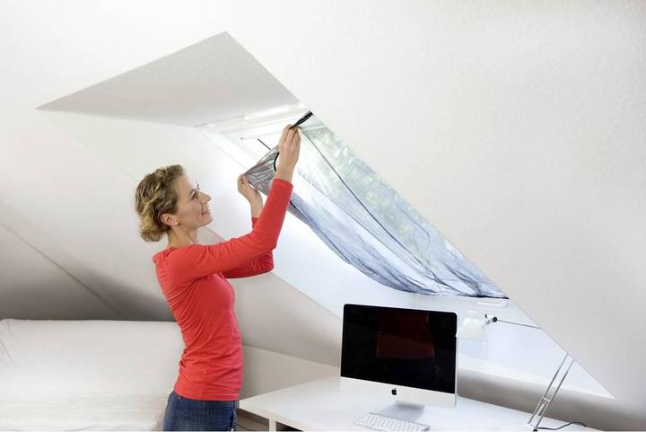 Actual product image tesa Fly screen for roof windows with sun protection (120 x 140 cm)