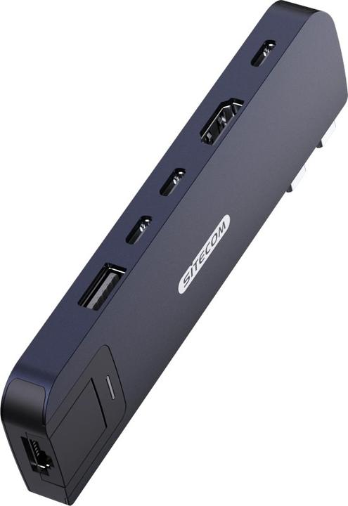 Sitecom MacBook Air Multiport Hub 6 in 2 Donkerblauw (AC-2001) (USB-C, 6 ports)
