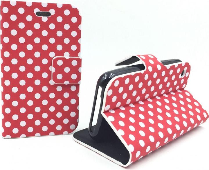 Produktbild König Design Schutzhülle Tasche (Flip Quer) für Handy Apple iPhone 3 / 3G / 3GS Rot (Apple iPhone 3G, Apple iPhone 3GS)