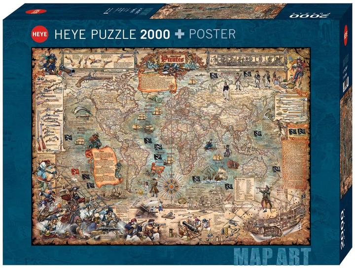 Actual product image Heye Pirate World (2000 pieces)