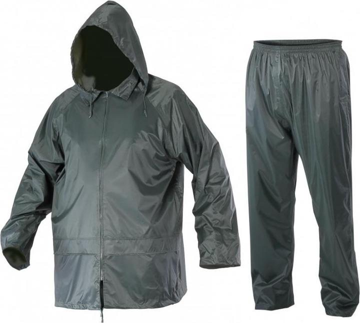 Actual product image Lahti Pro rain set Jacket + Pants, green L (L4140203) (L)