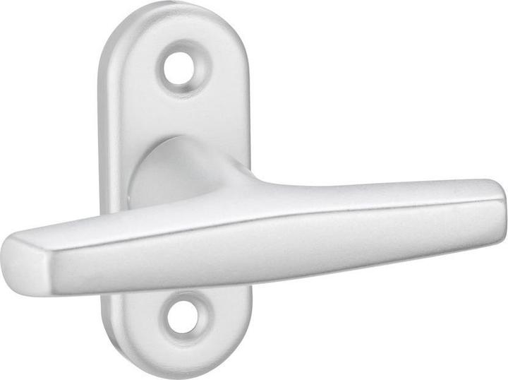 Actual product image EDI Window handle 1511/0000 Aluminium F2 / nickel silver coloured 35 mm cross handle