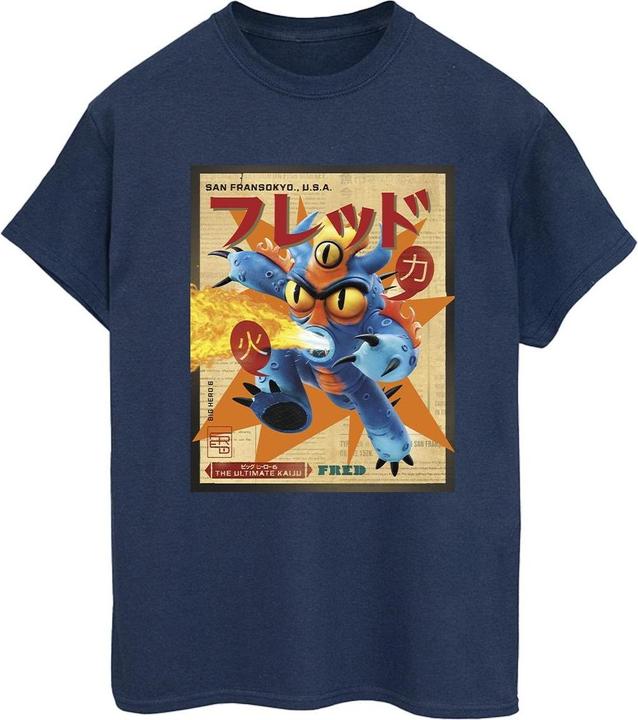 Produktbild Disney Big Hero 6 Baymax Fred Newspaper TShirt (XL)