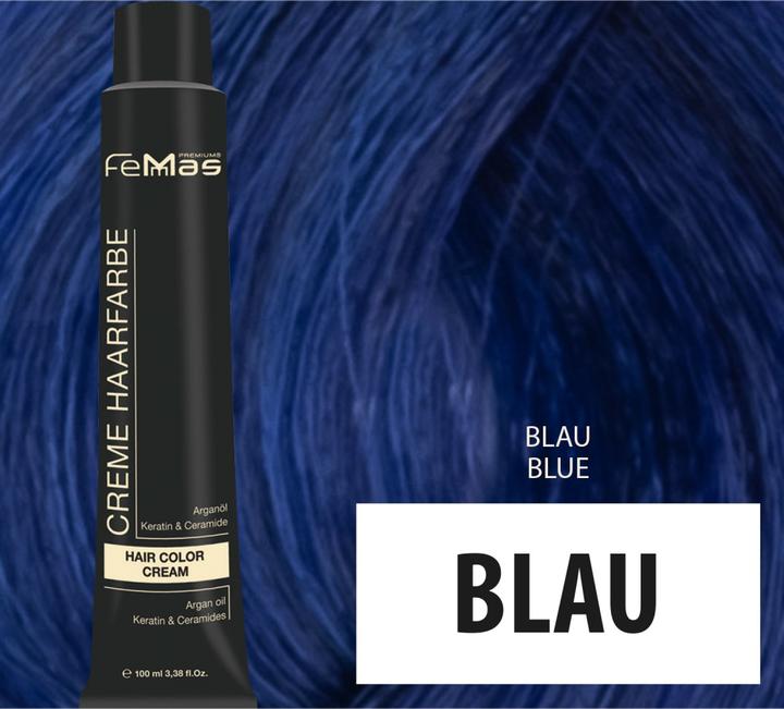 Produktbild FemMas Blau) Haarfarbe Pure & Mix 100ml (Blau)