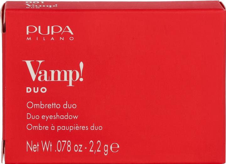 Immagine prodotto Pupa Milano Pupa Vamp Compact Duo Doppio Ombretto 001 2.2G (001 Rose Perlage)
