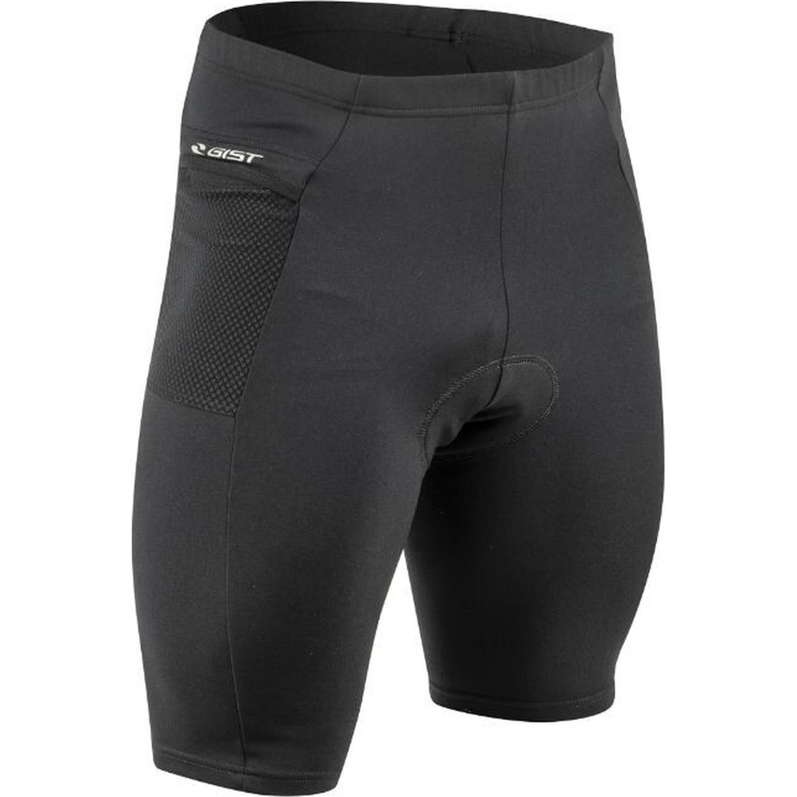 Gist, Velohosen, Gravel Fond Ergonomic (L), Schwarz, L