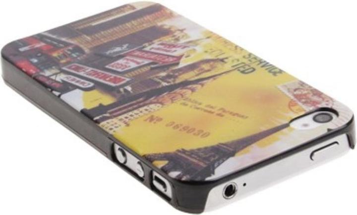 Produktbild König Design Schutzhülle Hard Case Hülle für Handy iPhone 4 & 4S Welt & Städte (Apple iPhone 4, LG G4s)