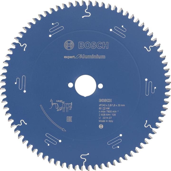 Actual product image Bosch Professional Zubehör Circular saw blade Expert for Aluminium, 240 x 30 x 2.8 mm, 80
