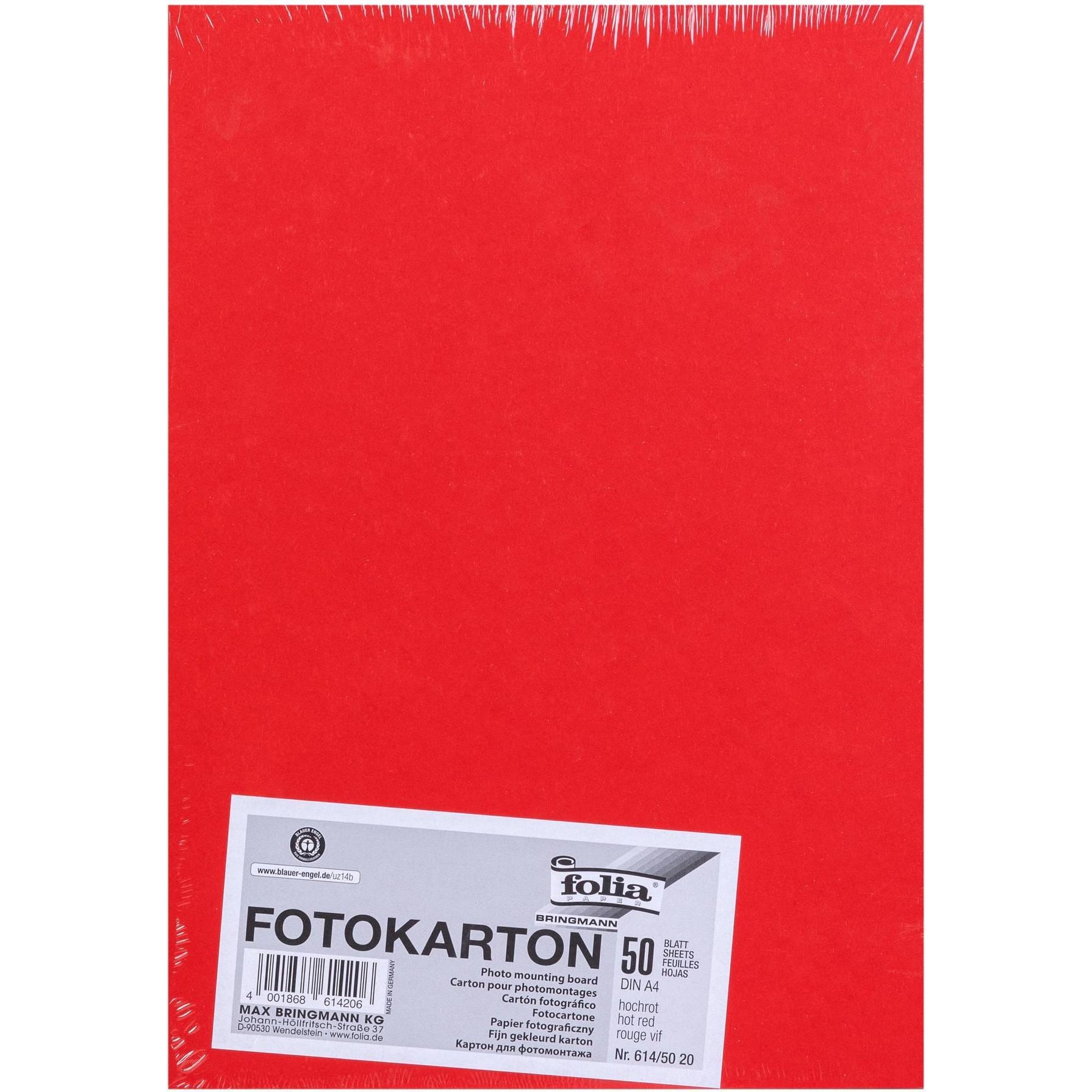 Folia, Bastelpapier, Fotokarton farbig Format A4 (300 g/m², 1 x)