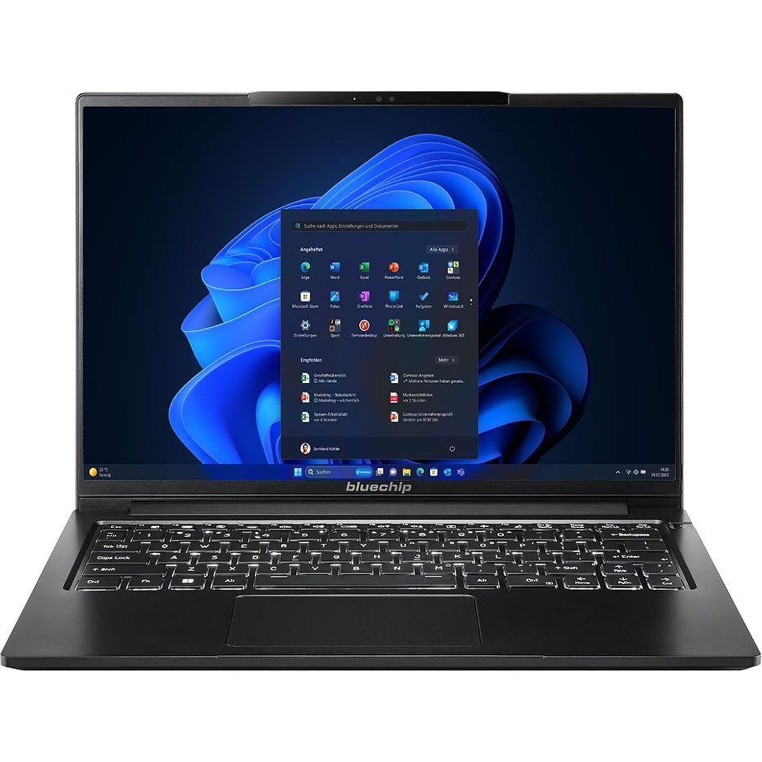 Thumbnail - Bluechip TRAVELline U14W15 *KI ready* Intel Core™ Ultra 7 Prozessor 155U / bis zu 4.80 GHz,... (Intel Core Ultra 7 155U)...