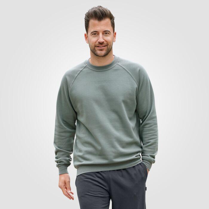 Produktbild HTA Unisex-Sweatshirt mit Bündchen, innen geraut (L)