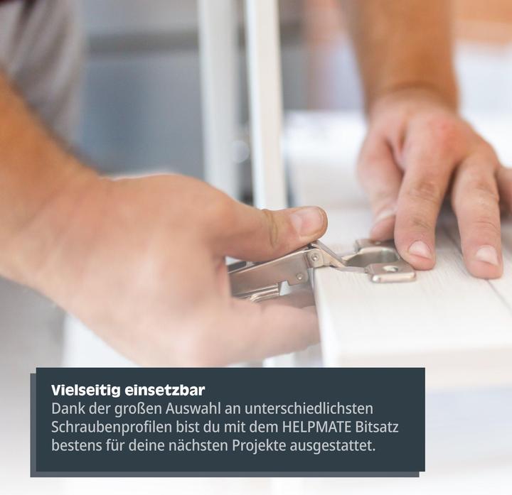 Produktbild Helpmate Steckschlüssel- und Bitsatz, 49-teilig