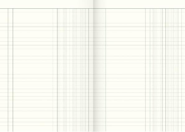 Produktbild König & Ebhardt Geschäftsbuch A4 96 Blatt 2 Spalten broschiert (96 x)