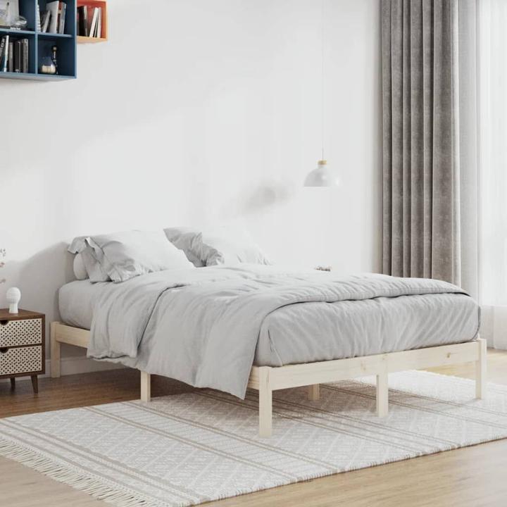 Actual product image VidaXL Bett ohne Matratze Kiefer (137 x 190 cm)