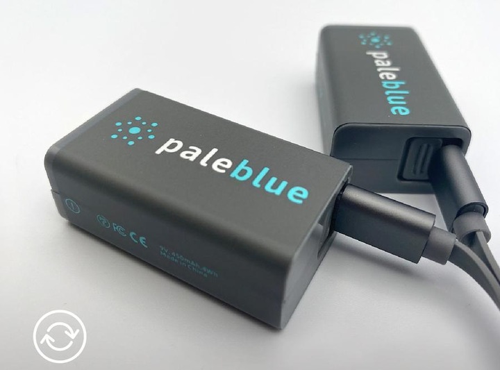 Productafbeelding Pale Blue PB-9V (2 Pcs., 9V Block, 500 mAh)
