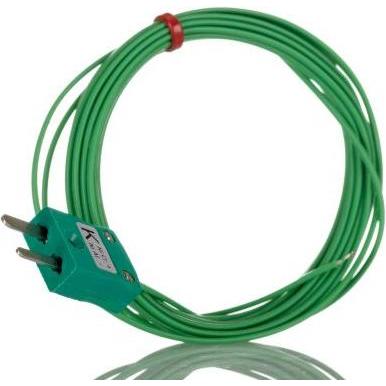Rs Pro PFA Thermoelement Typ K, Ø 1/0.3mm x 3m -75, Messtechnik