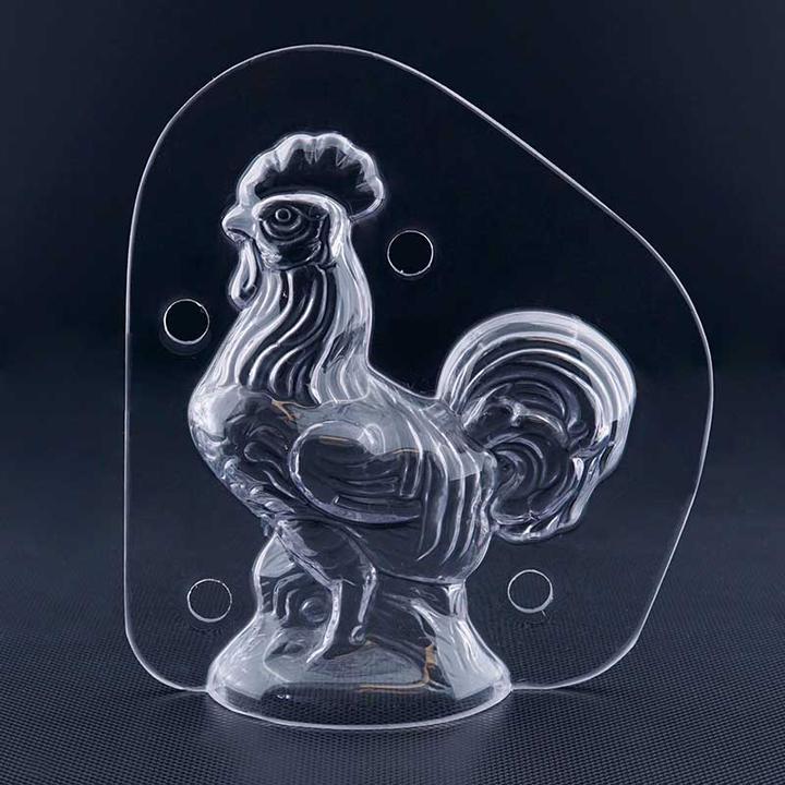 Produktbild miniSchoggi Schokoladenform stolzer Hahn klein