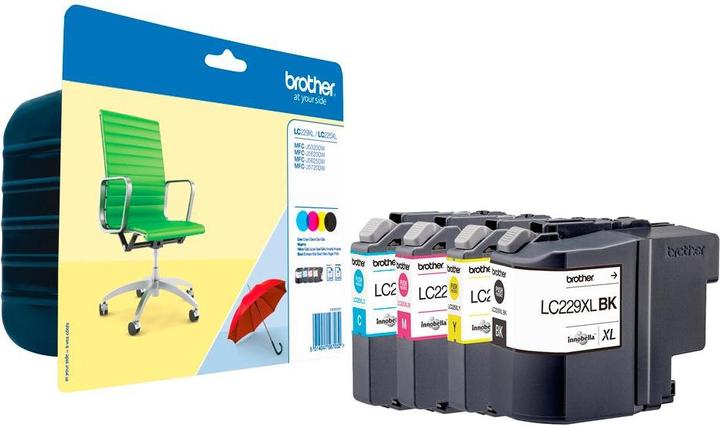 Actual product image Brother LC-229XLVALBP Multipack (M, C, Y, FC)