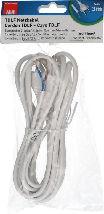 Produktbild Max Hauri TDLF-Netzkabel H03VVH2-F2X0.75 (3 m)
