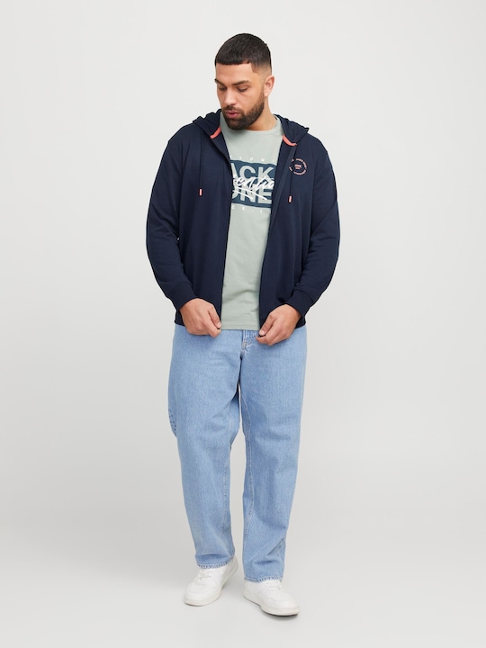 Produktbild Jack & Jones Plus Size Gedruckt Kapuzenpullover Kapuzenpullover (7XL)