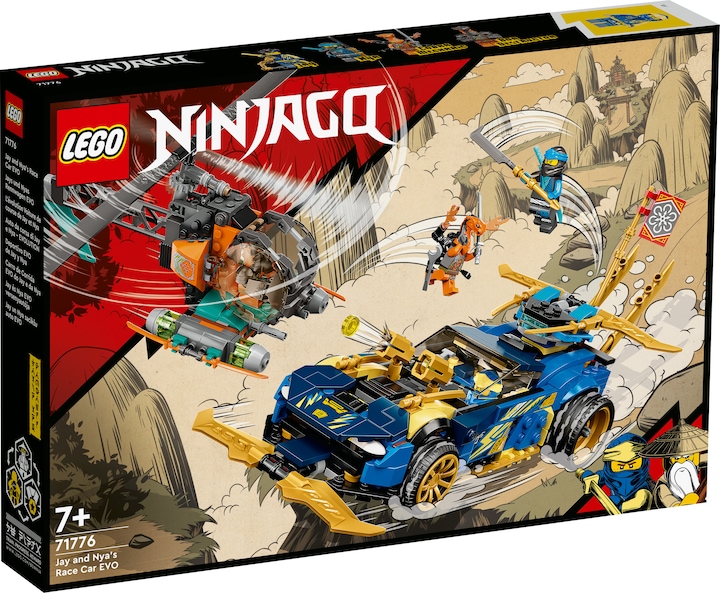 Produktbild LEGO Jays und Nyas Rennwagen EVO (71776, LEGO Ninjago)